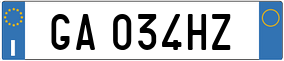 Truck License Plate
